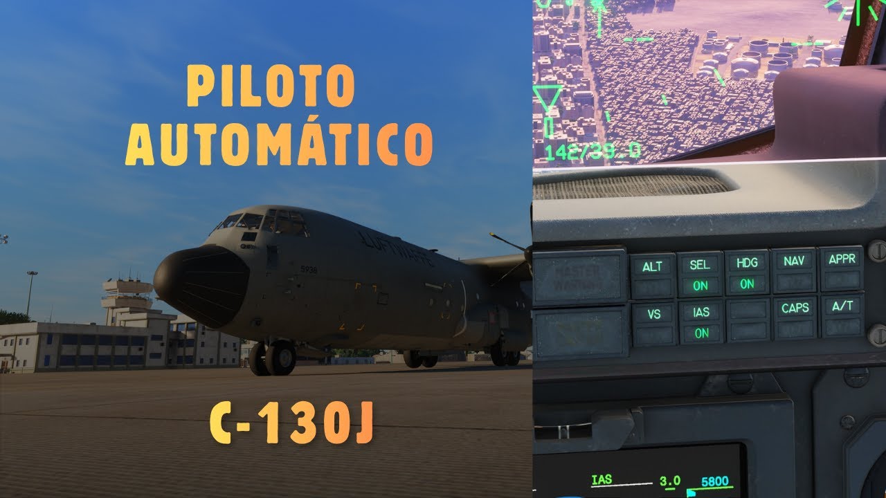 DCS C-130J Tutorial. | Piloto automático