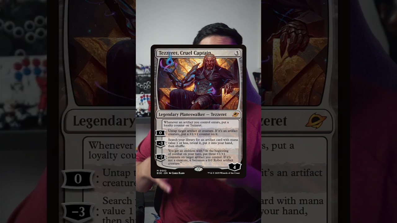 New Tezzeret Is *BROKEN*  | Magic: The Gathering | #mtg #shorts #combo #spoiler #edgeofeternity