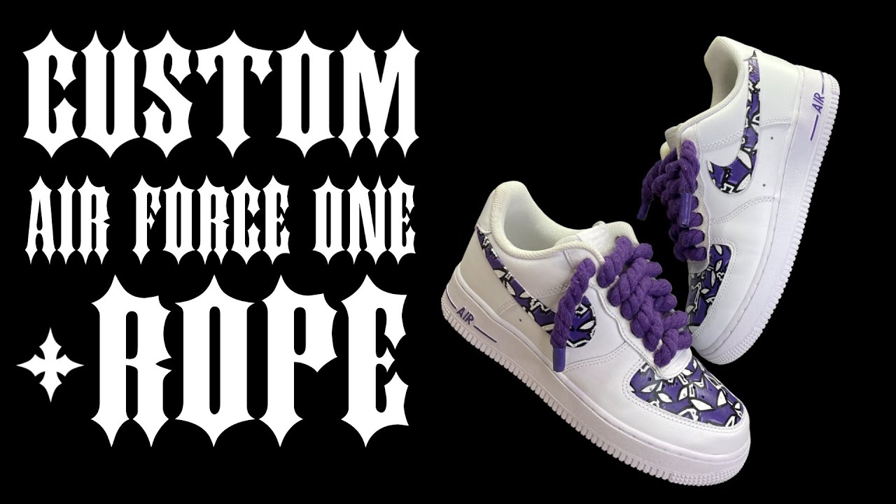 Кастомизация Air force 1 | (Angelus Brand) | Ставим канаты