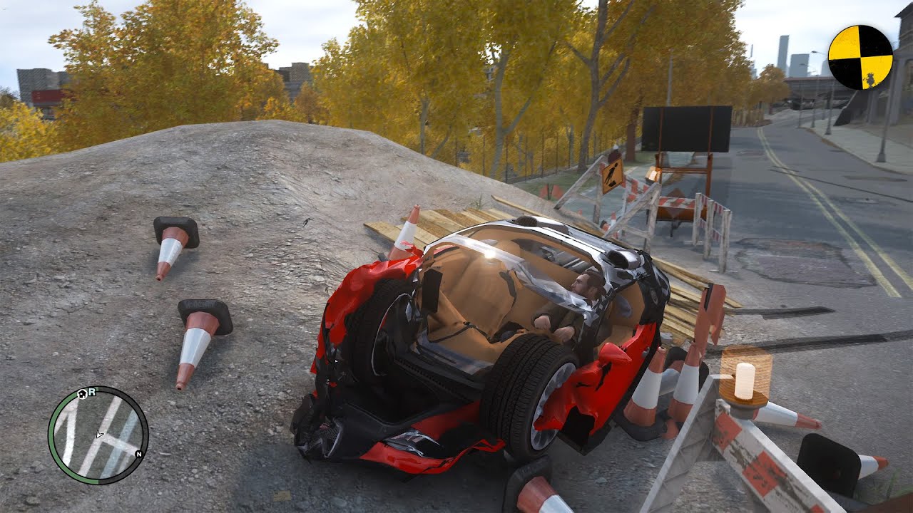 GTA 4 Crash Testing Real Car Mods Ep.100