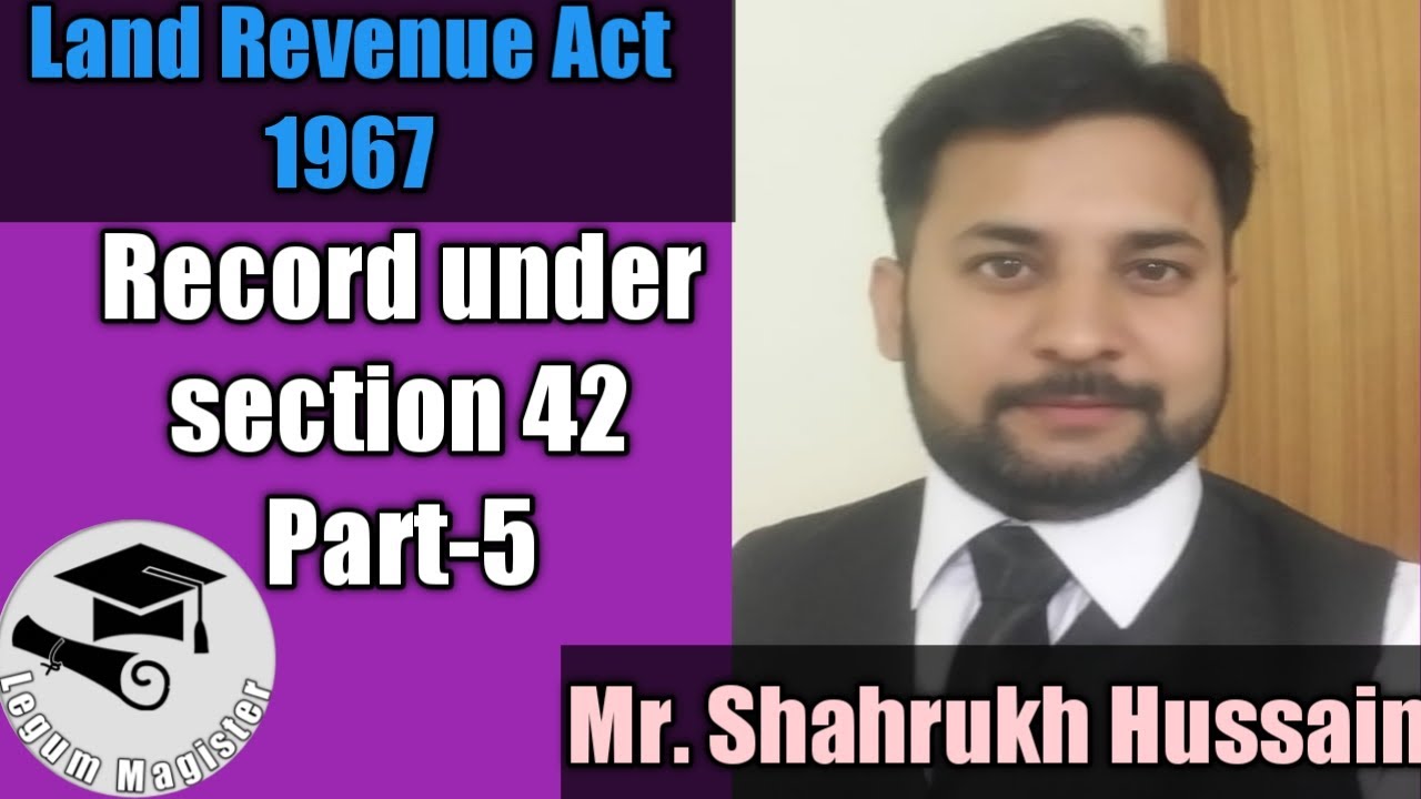 Record of Rights & Periodical Records Under Section 42 part 5th | Procedure For Making Record