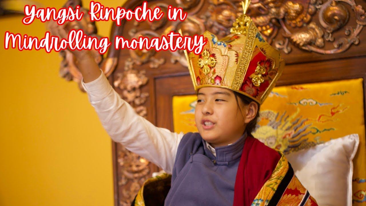 Yangsi Rinpoche at Mindrolling Monastery In  India || Yangsi Dungsey Gyanata Rinpoche
