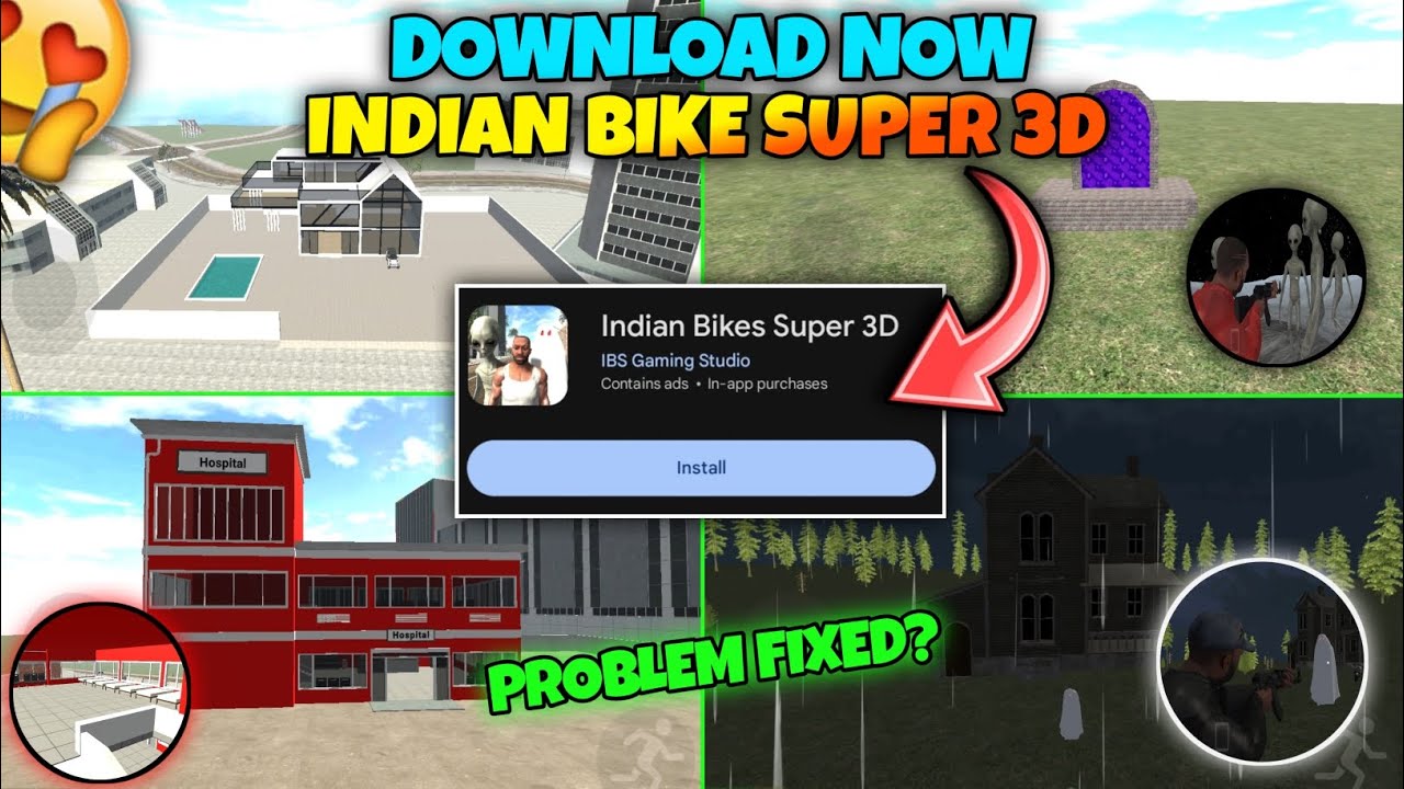 Indian Bike Super 3D Download Problem Fixed?🤩 || How To Download Indian Bike Super 3D ||
