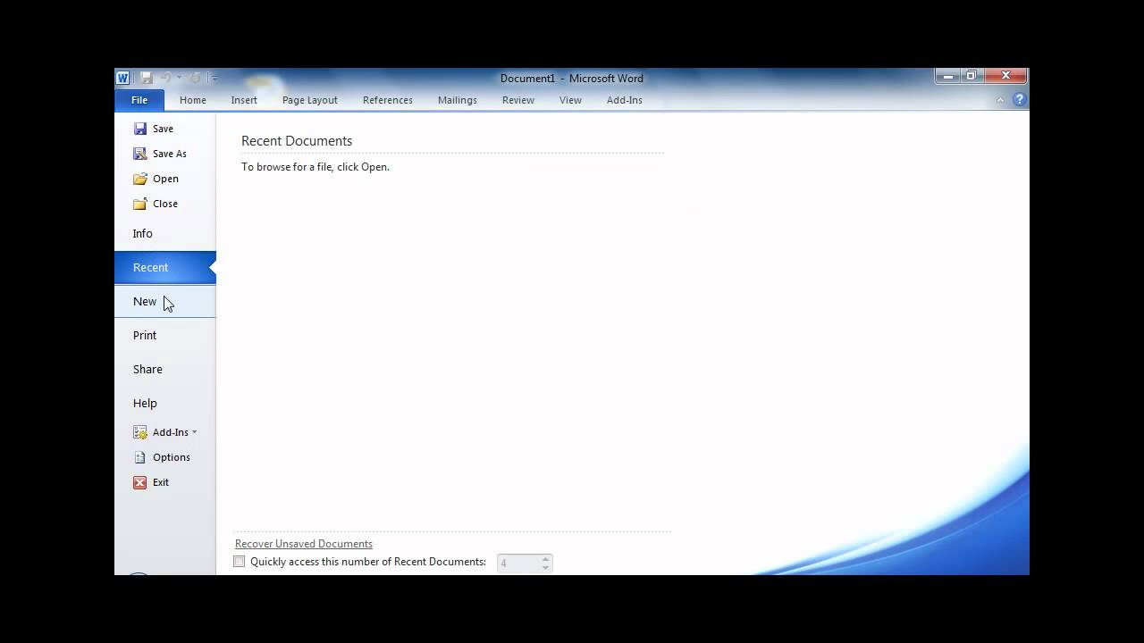 Microsoft Word 2010 - Quick demo (HD)