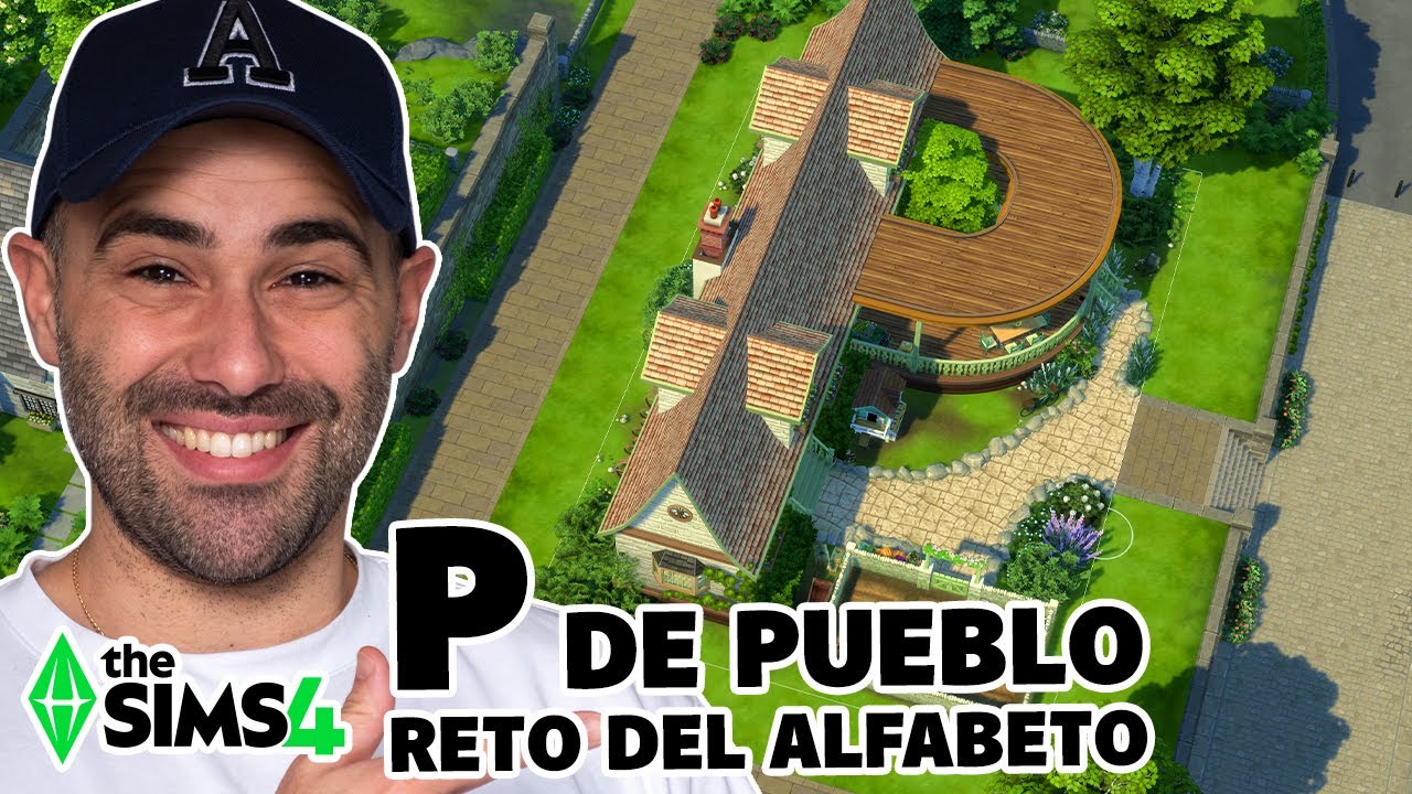 RETO del ALFABETO: Letra P de Pueblo 🏘️ - Los Sims 4 🏠