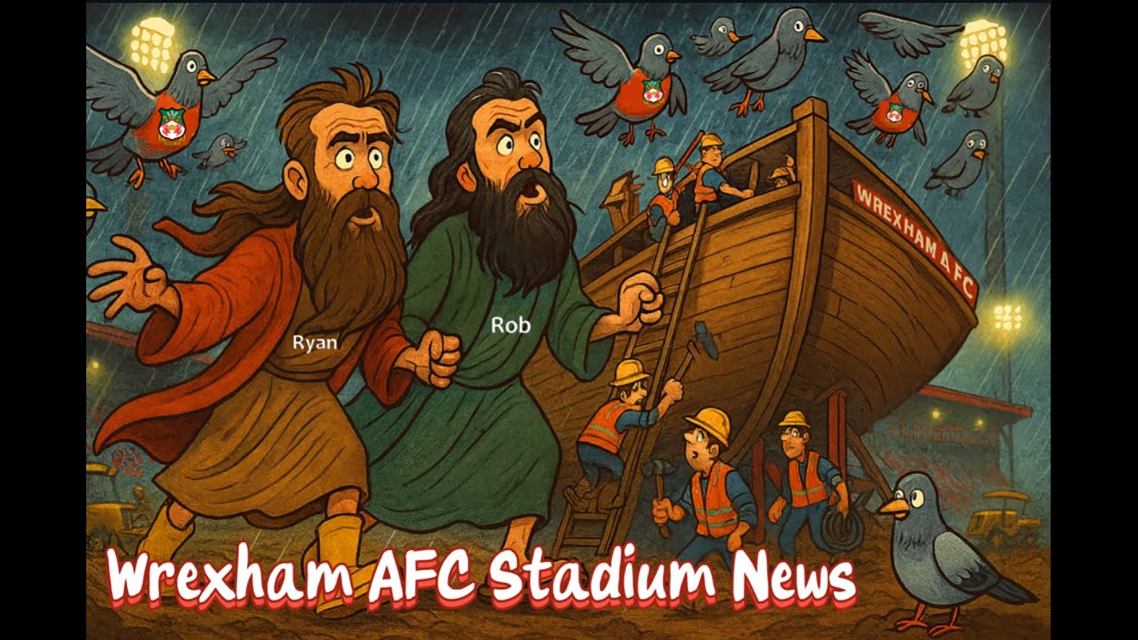 WREXHAM AFC STADIUM NEWS :  WREXHAM KOP STAND UPDATE