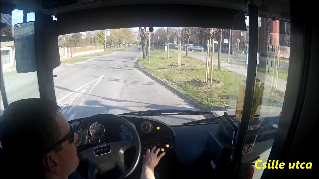 159-es Busz. ARRIVA. MAN Lion's City A21. (Cockpit View) Budapest. 2019.