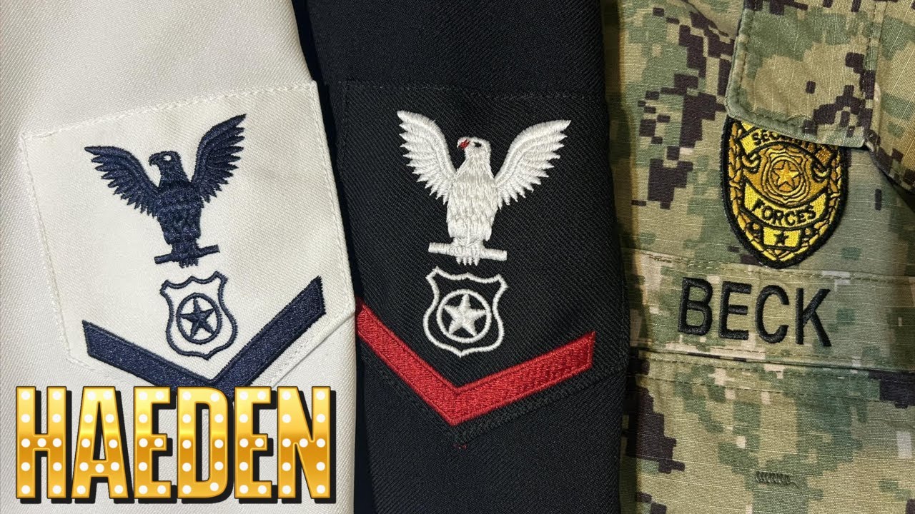 U.S. Navy Master at Arms Uniforms!