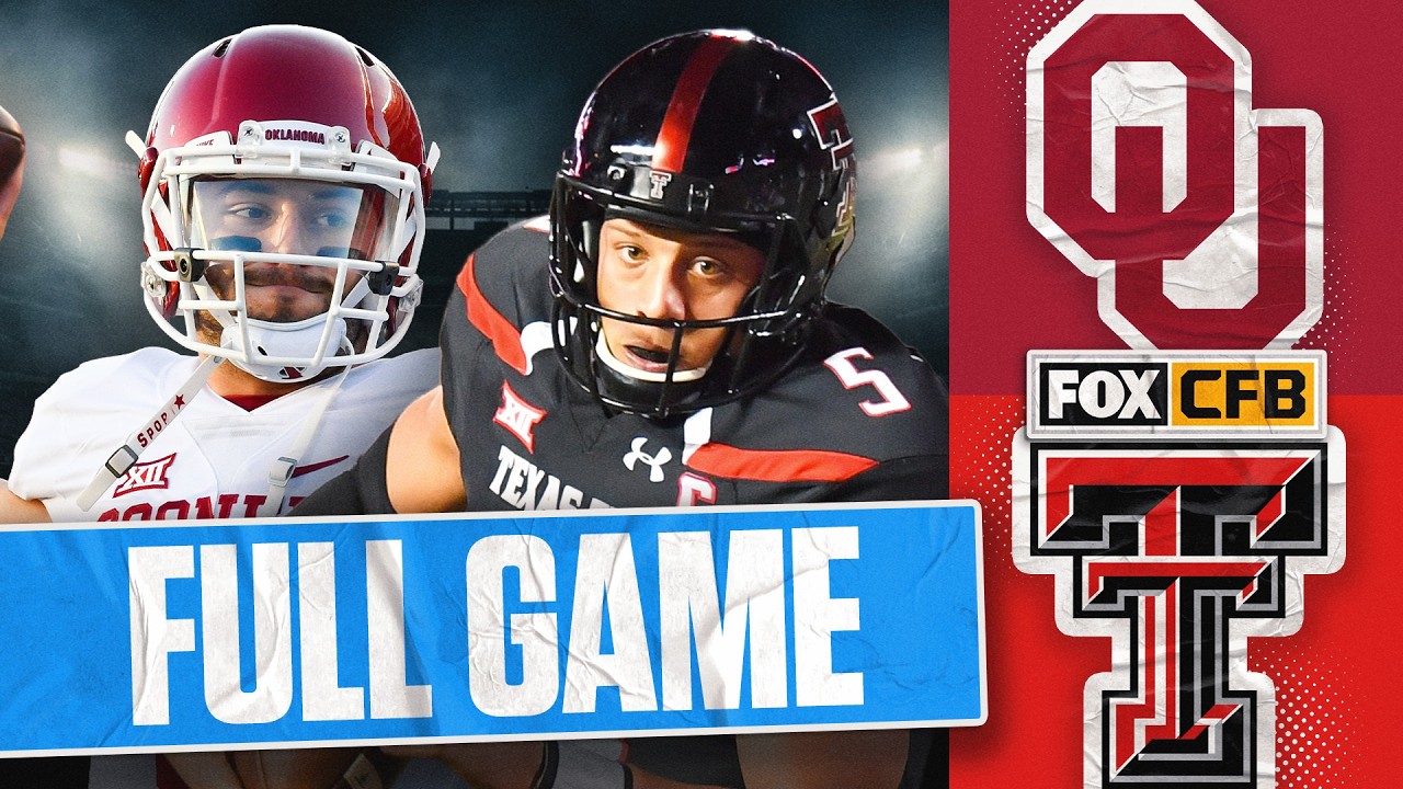 Baker Mayfield vs. Patrick Mahomes 🍿 2016 Oklahoma vs. Texas Tech 🏈 FOX College Football Classics