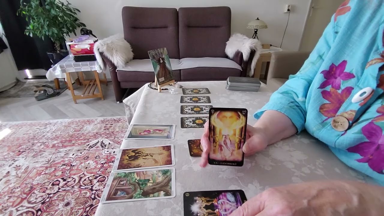 Tarot algemene themalegging, de balans wordt hervonden