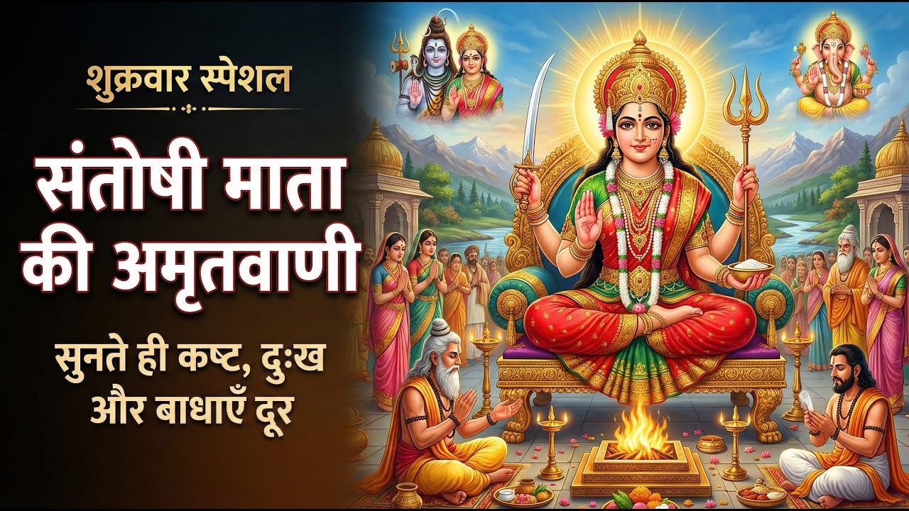 संतोषी माता अमृतवाणी | Santoshi Mata Amritwani | सुनते ही मनोकामना पूर्ण \ Santoshi Mata Ki Katha