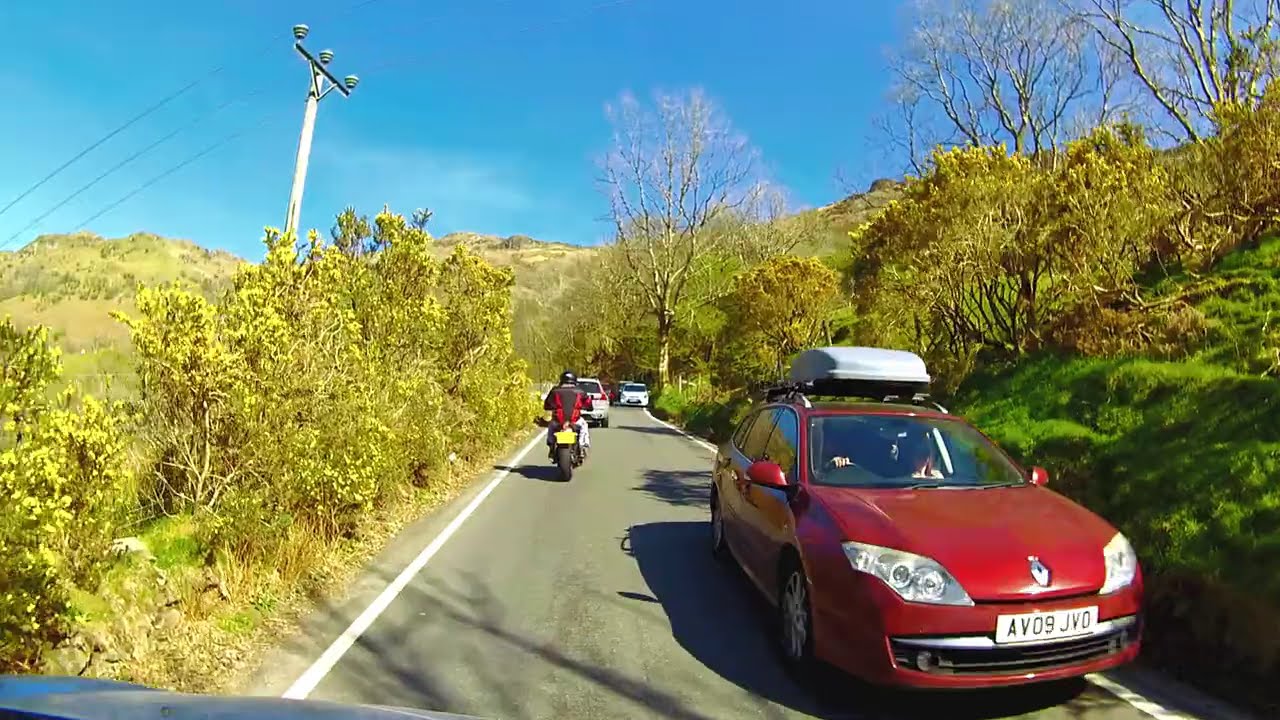 The First Mountain Roads of Wales U.K tour 2025 prt 3. Beddgelert to Llanberis town