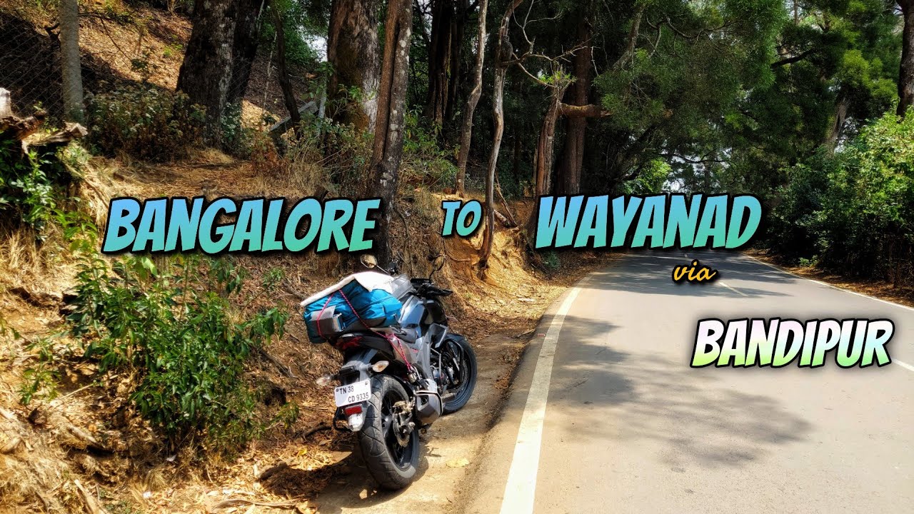 Bangalore to Wayanad Bike ride in Tamil via Bandipur - Mysore part 1 | Travellers Delight