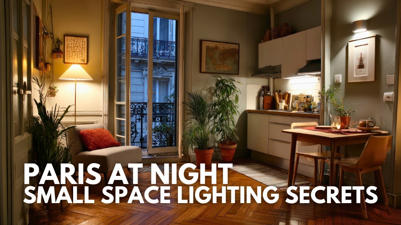 The Art of Parisian Lighting | Creating a Cozy Night Ambiance in Small Apartments