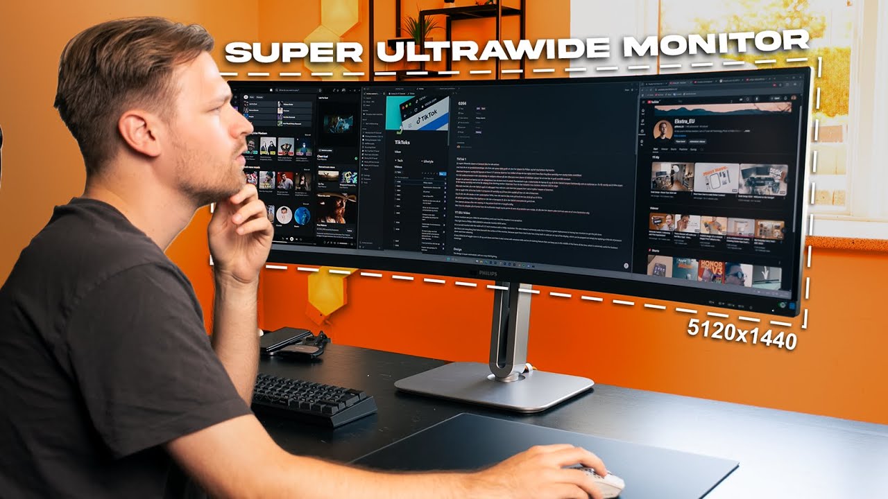 One Big Monitor.. or 2 Monitors? | Philips 49B2U6903CH Review