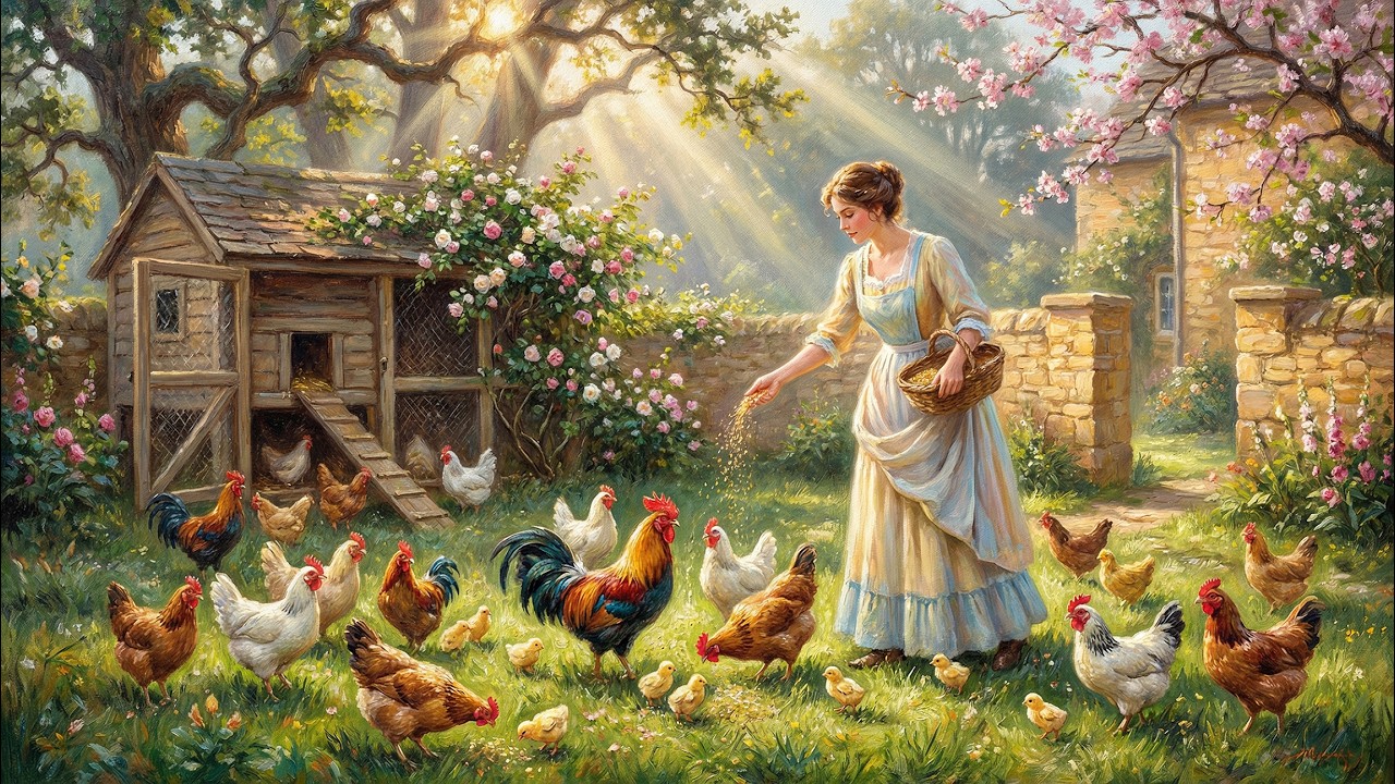 One Gentle Spring Day in a Victorian English Village | Relaxing Classical Music