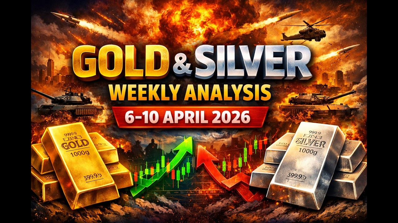 Gold & Silver Weekly Analysis🔥Smart Money BUY or SELL Level's (6&ndash;10 April 2026)