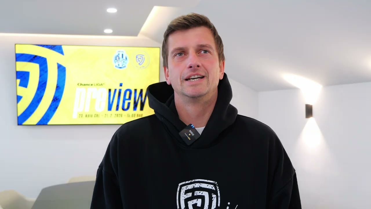 23. kolo | Asistent trenéra Lukáš Motal před utkáním v Hradci Králové