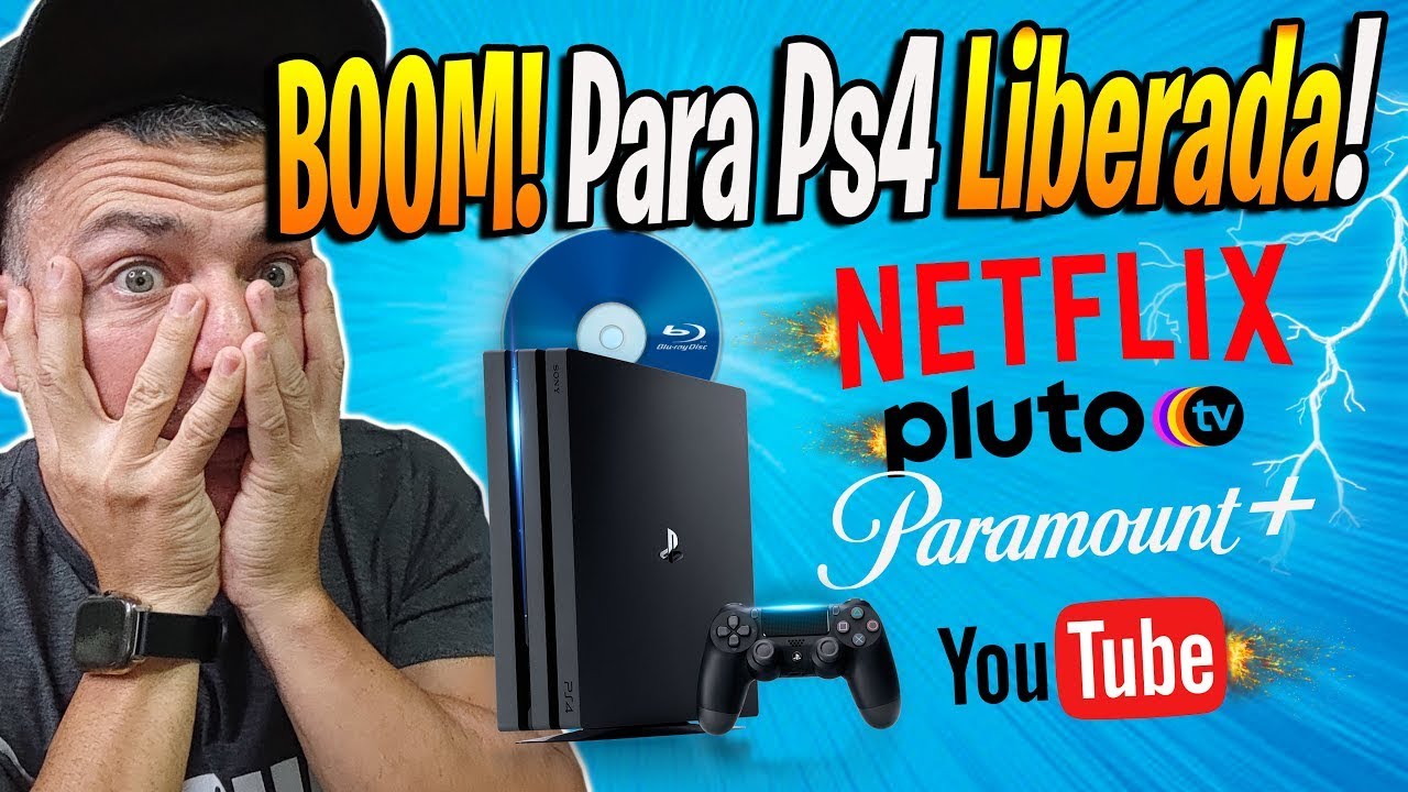 Ahora en tu PS4 Liberada, NETFLIX; Youtube, PlutoTV y más! Corre a Instalarlas ahora que Funcionan!