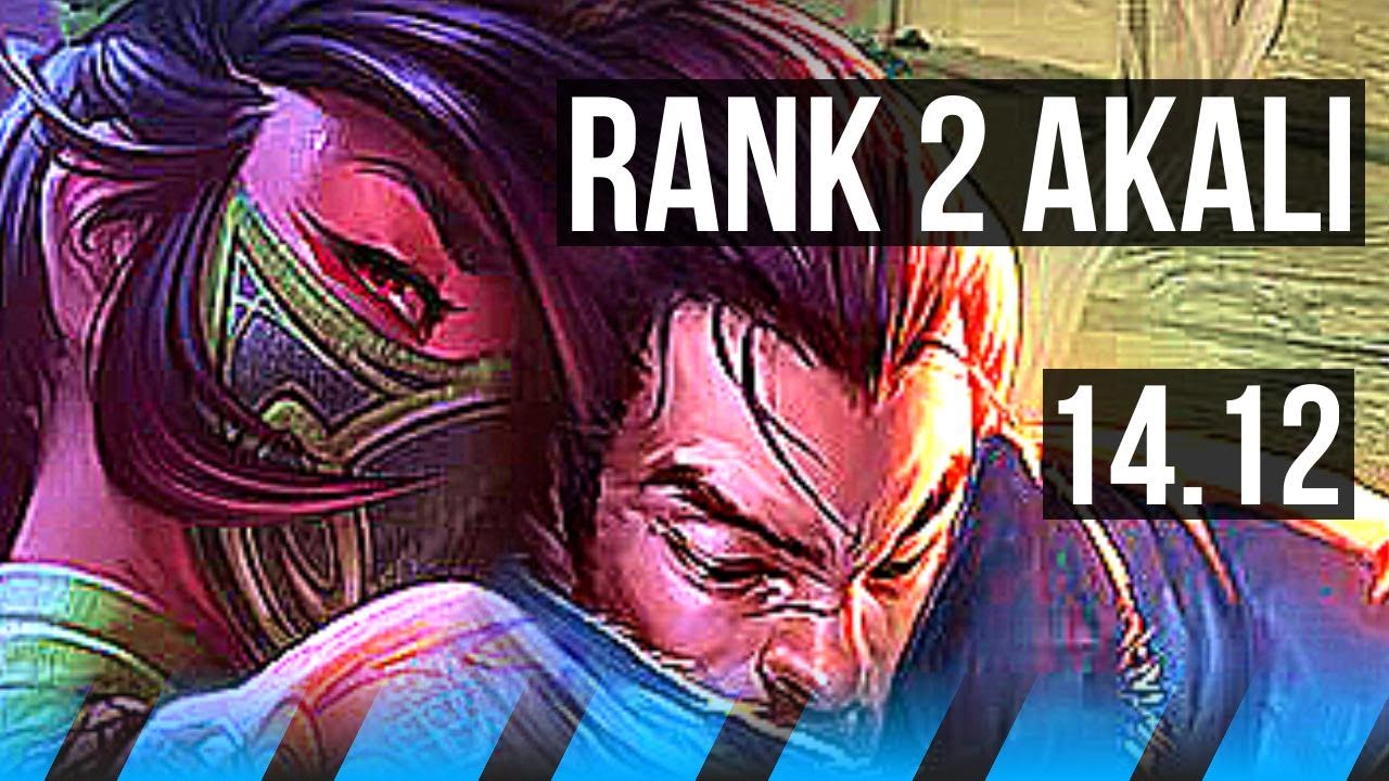 AKALI vs YASUO (MID) | Rank 2 Akali, 6 solo kills, 9/4/14, Dominating | EUW Challenger | 14.12
