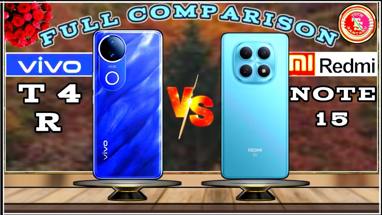 VIVO T4 R (V/S) REDMI NOTE 15⚡FULL COMPARISON🔥TECH SANTANU : WHICH ONE BETTER ?