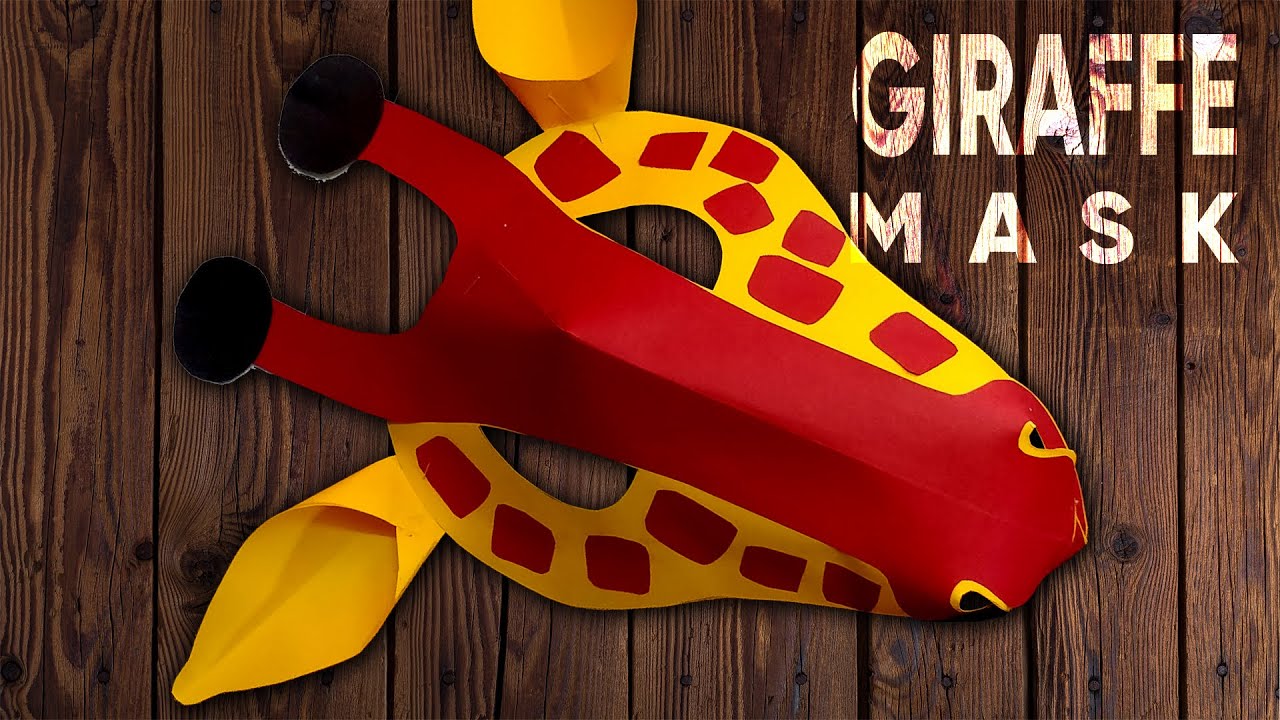 Easy Steps to Make GIRAFFE MASK | School Play | Drama | Skit | DIY