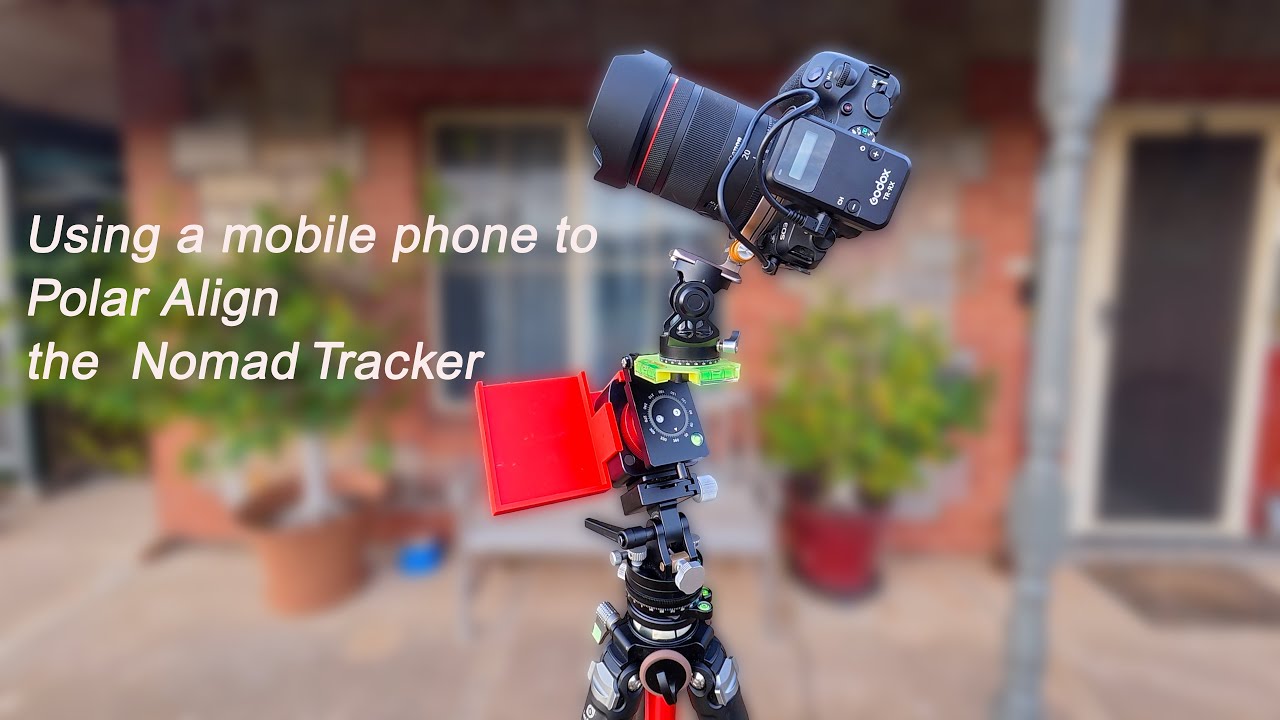 Polar aligning the MSM Nomad with a mobile phone