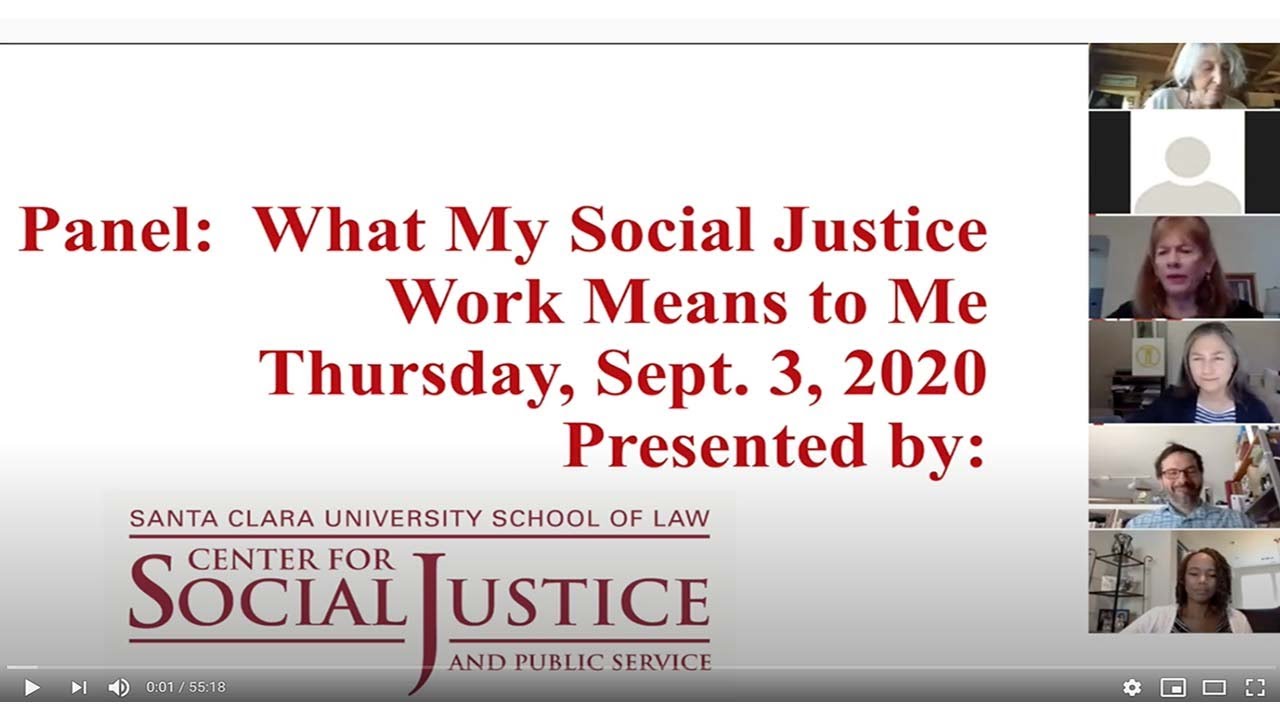 Learn about Santa Clara Law's Center for Social Justice