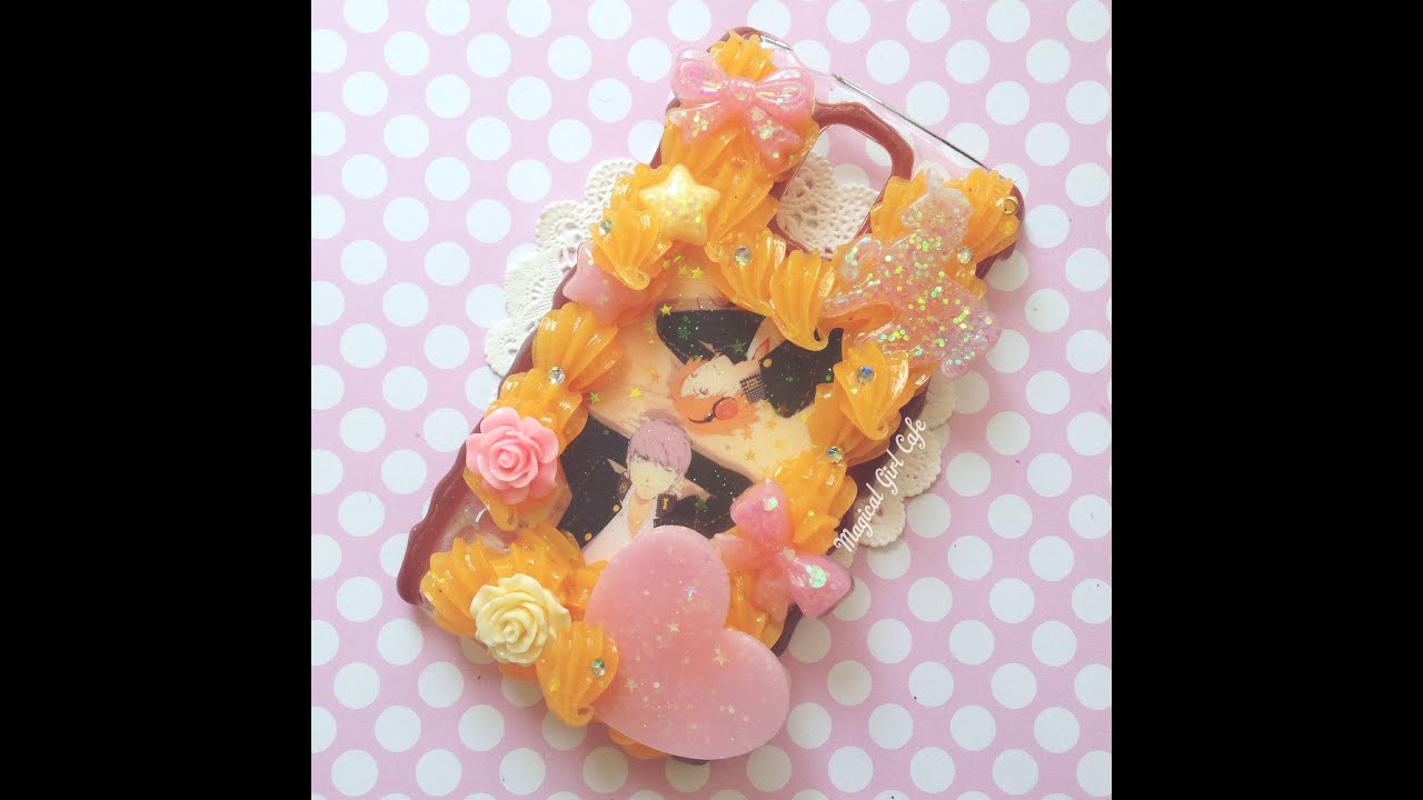 ♡ Glitter Whip For Decoden Tutorial & Watch Me Decoden ♡