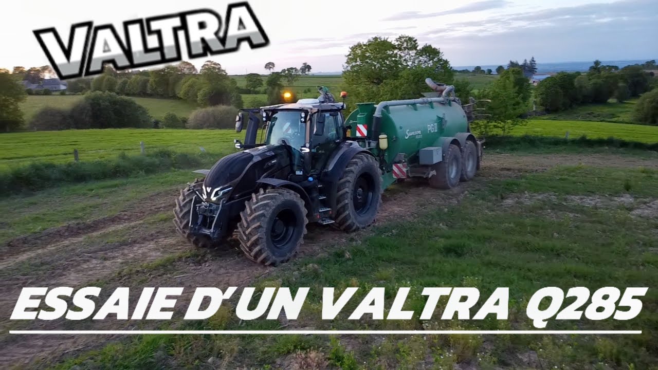 🚜ESSAIE D’UN VALTRA Q285 au LISIER🐄|Cuma de Landelles