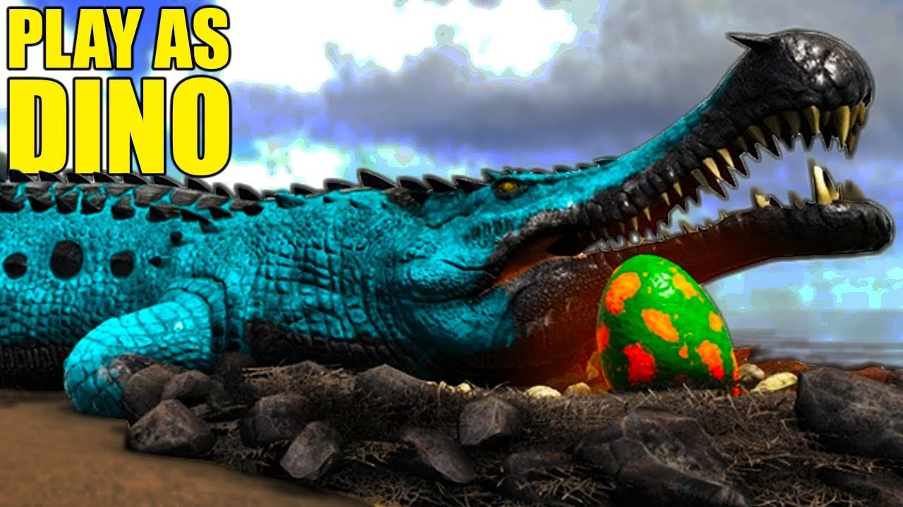 OMG I ATE MY BABY! Play As Dino Sarco Update! - Ark Survival Evolved