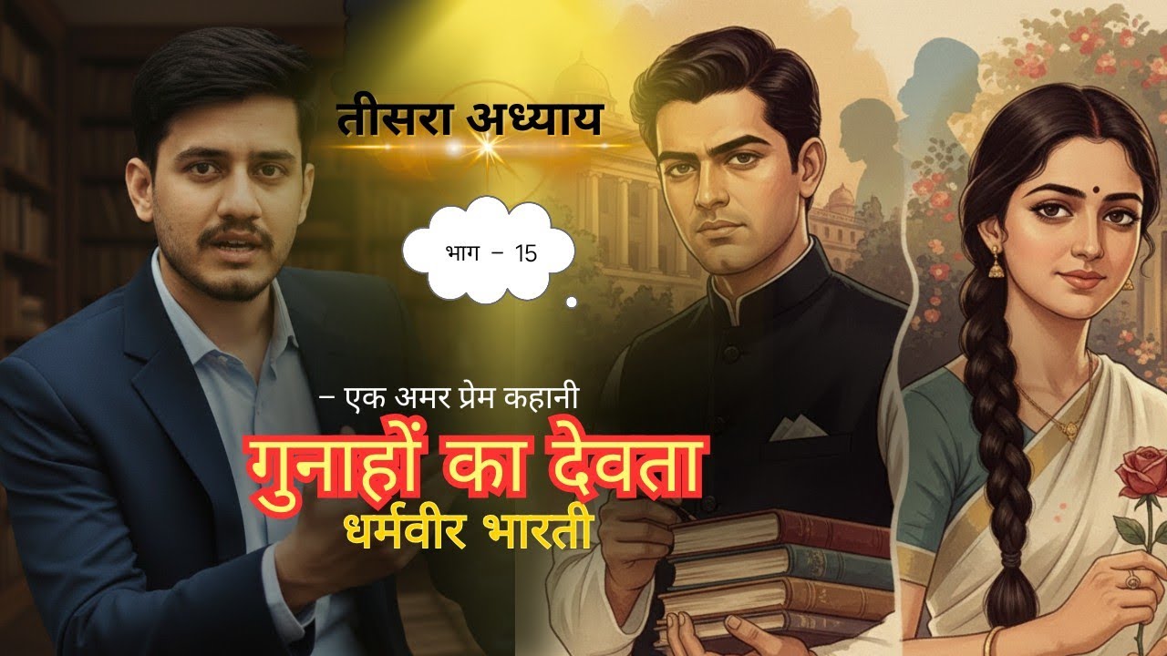 Gunaho ka Devta।गुनाहों का देवता।part 15। Dharamveer Bharti। love story।audiobook।by Aman Kumar Lal 