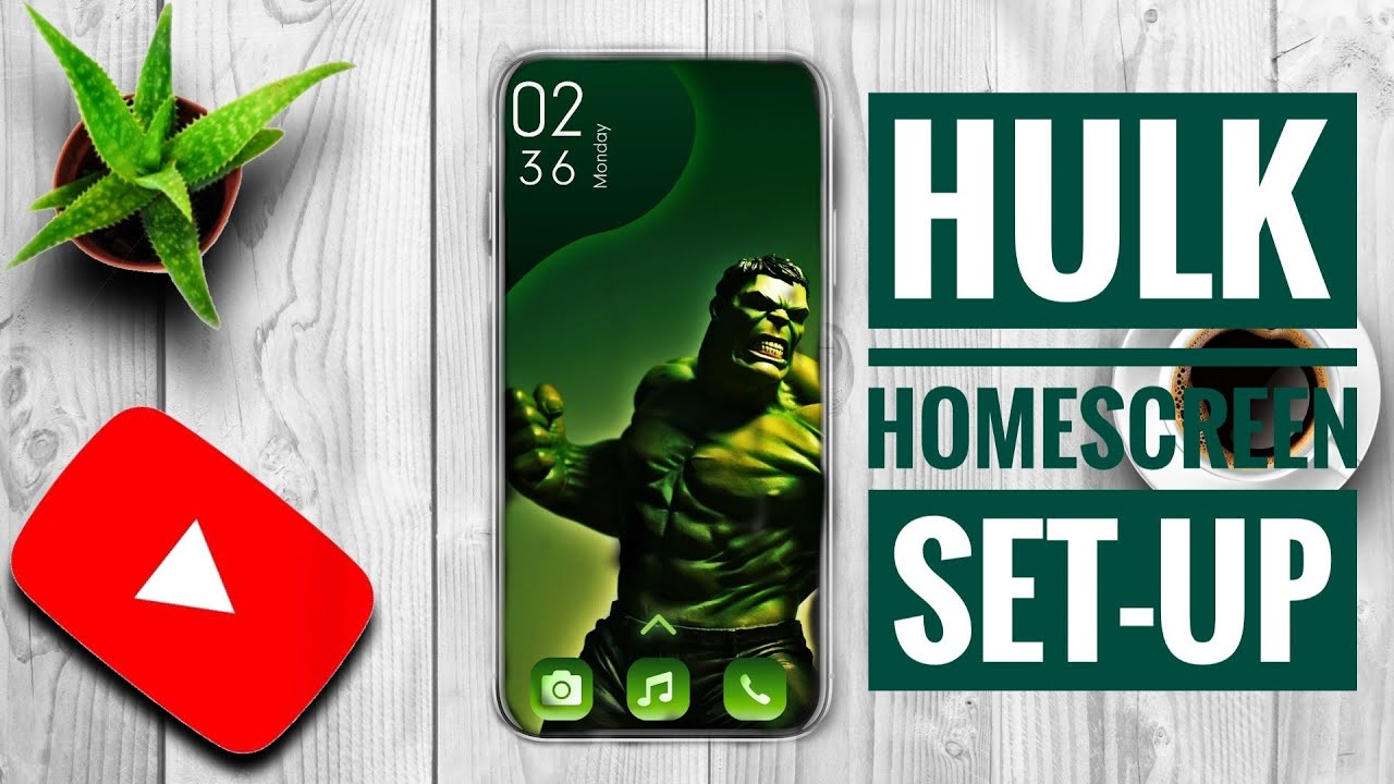 Hulk Homescreeen setup for android | miui theme