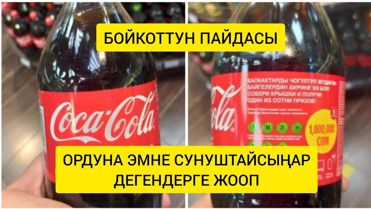БОЙКОТТУН ПАЙДАСЫ / КОЛАНЫН ОРДУНА ЭМНЕ СУНУШТАЙСЫНАР ДЕГЕНДЕРГЕ ЖООП.