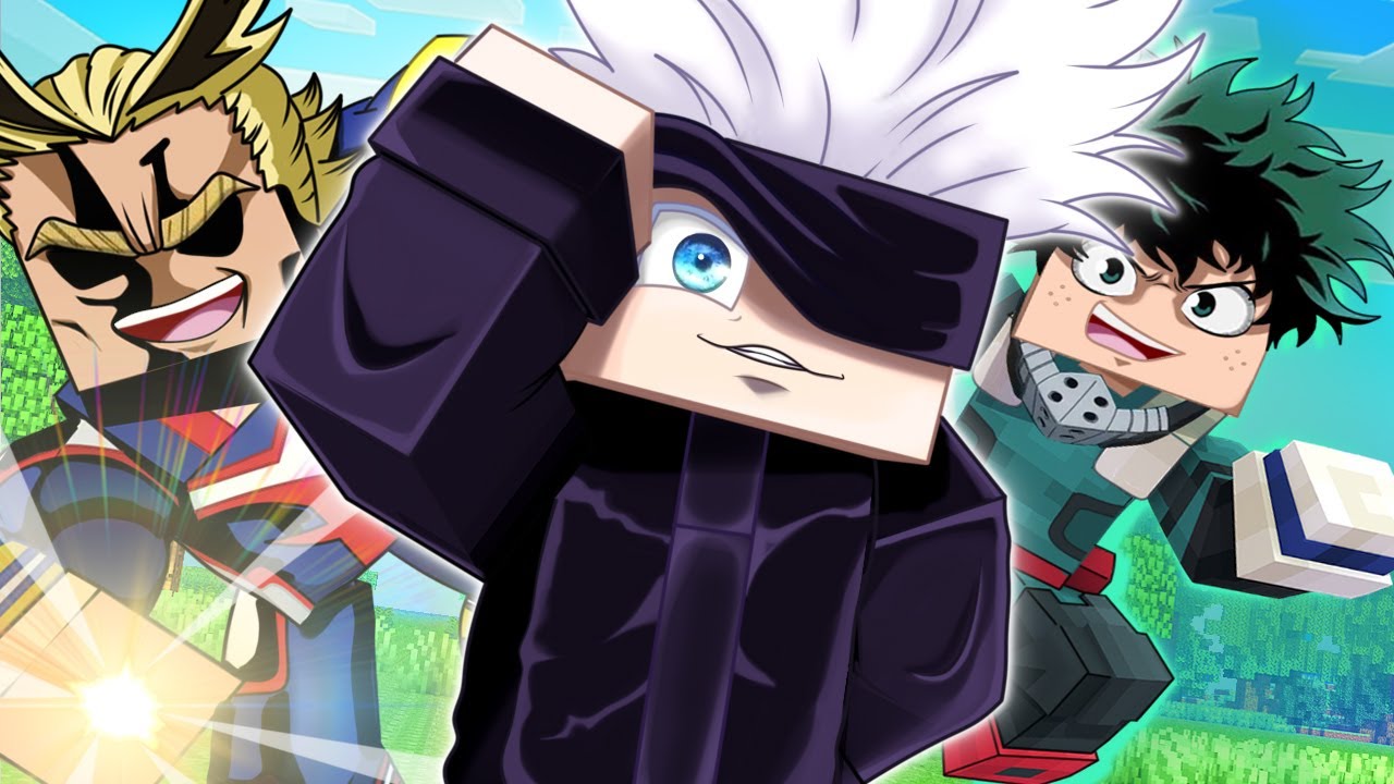 GOJO no MUNDO de BOKU NO HERO MINECRAFT !