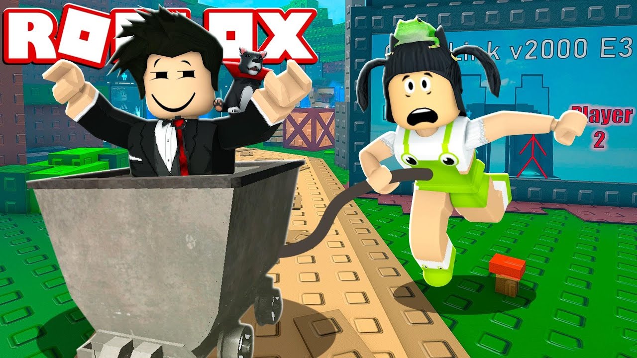 LOKIS NO CARRINHO DE PUXAR | Roblox - Pull a Friend