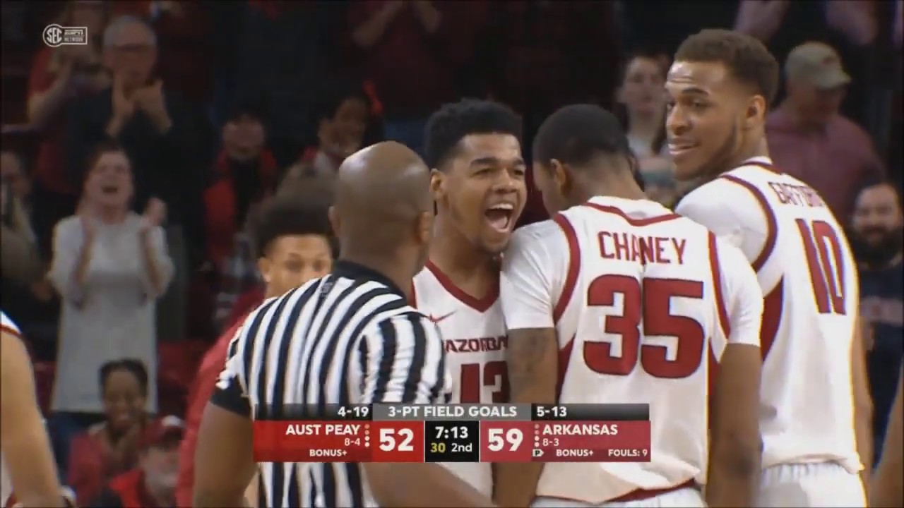 Arkansas vs. Austin Peay 12/28/2018