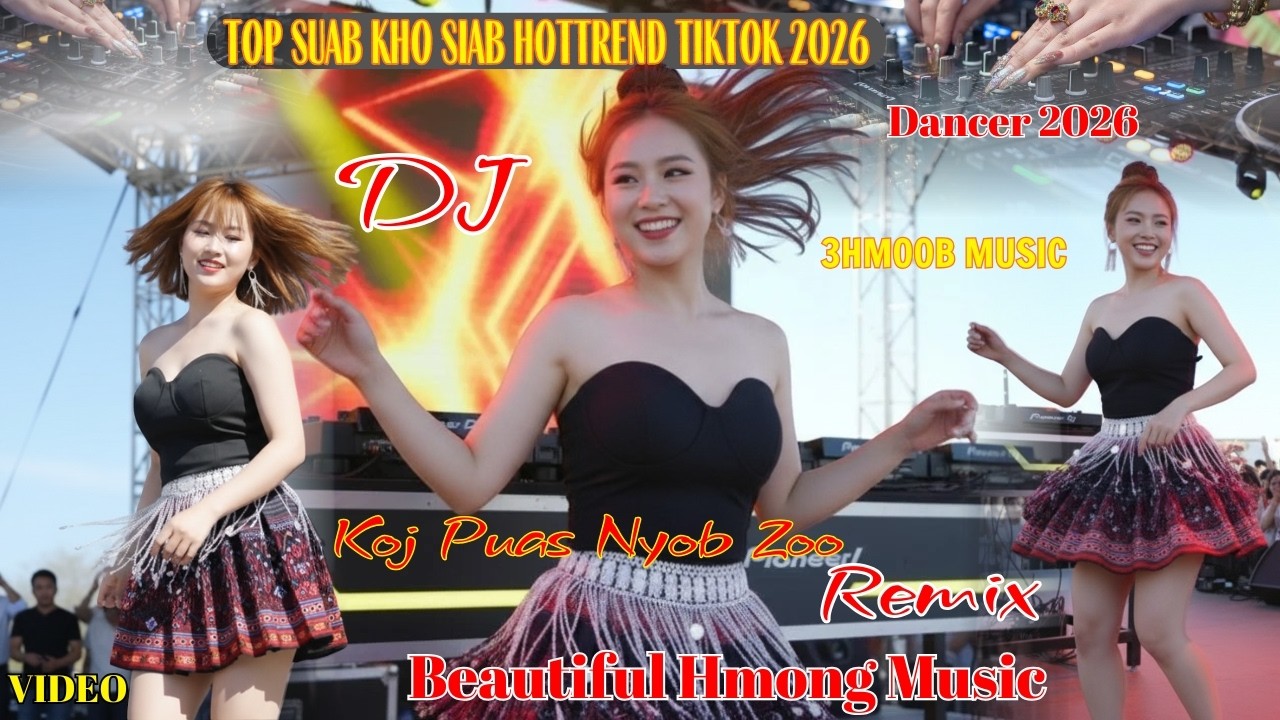 Top 5 Zaj Nkauj Hmong DJ Remix Hot Tshaj Plaws 2026 II 3Hmoob Music #nkaujremix #suabkhosiab