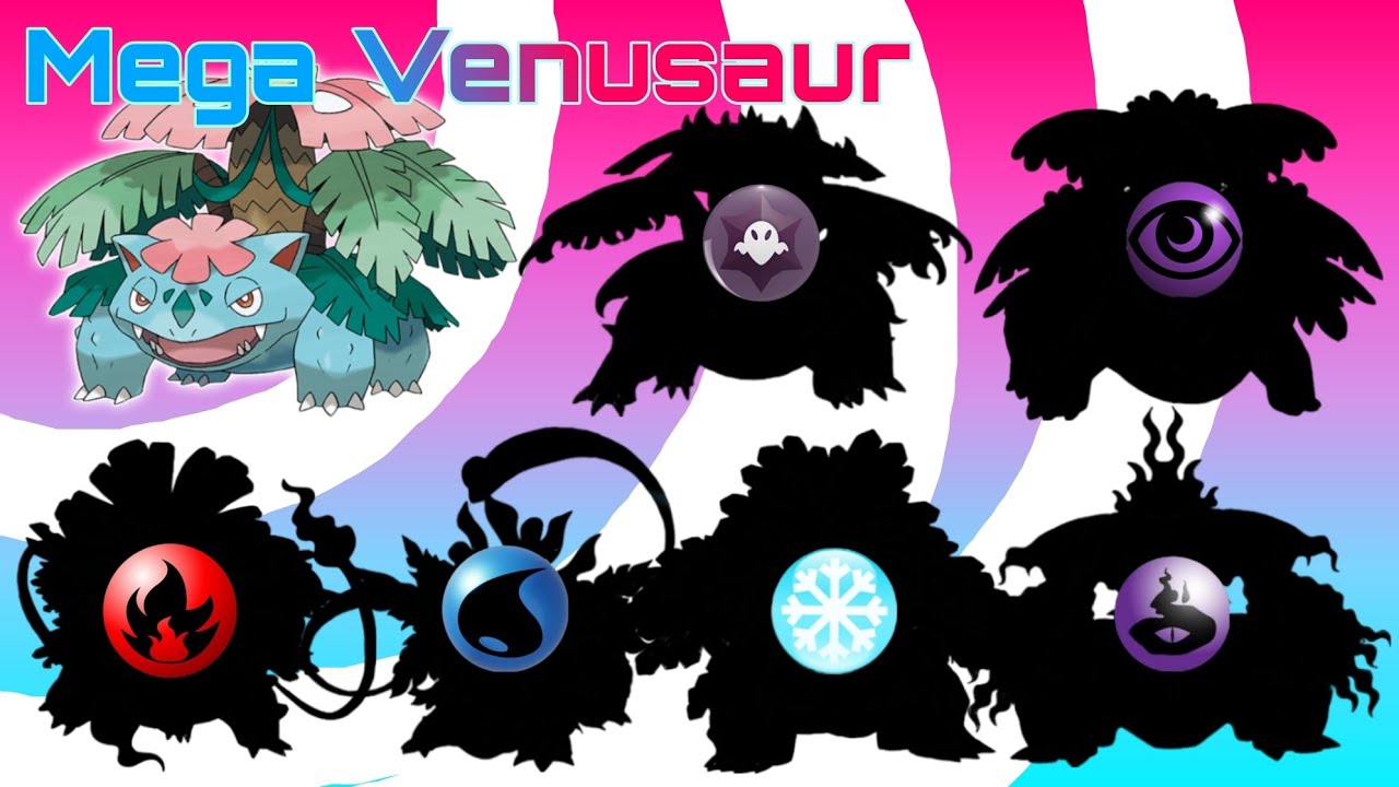 What if Mega Venusaur had other Strong type Evolution line Drawing Video #mega #pokemon #ashketchum