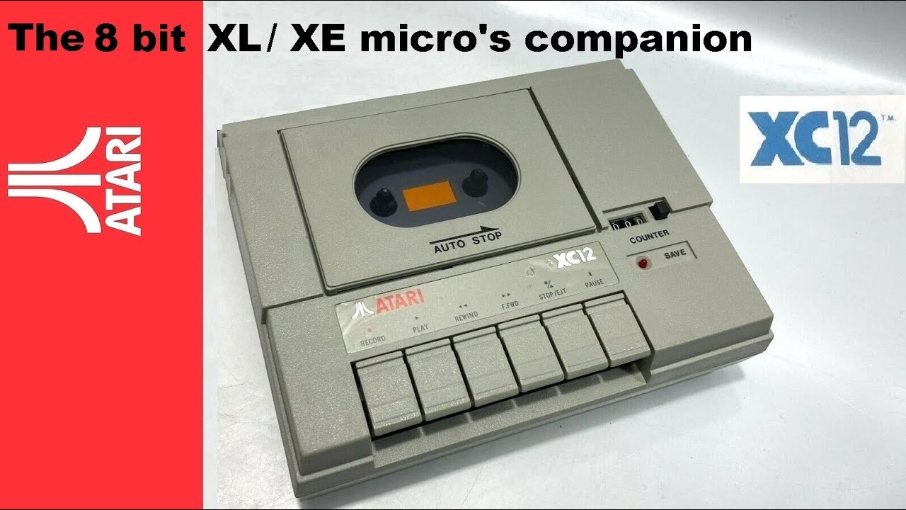 ATARI XC12 - 1986 - Classic Games Cassette Player fix/restore.
