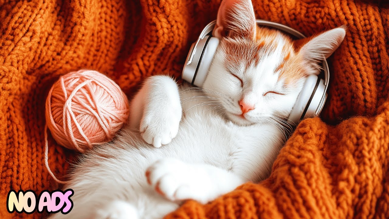12 часов успокаивающей, мечтательной музыки для кошек 🐈 Спокойствие, тревога, сон без стресса 💤 Бе
