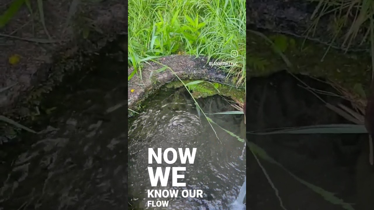 #Earthcaching Pro-Tip - EASY Hack to Measure Water Flow! #geocaching #protips