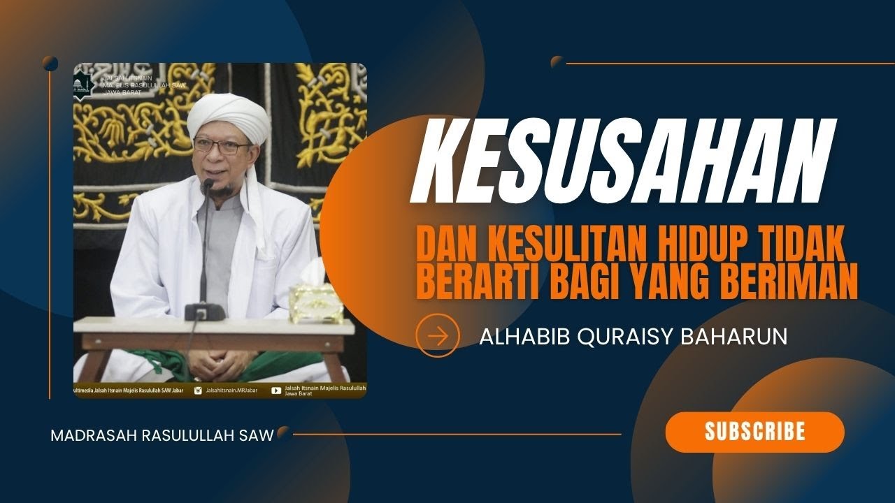 KESULITAN DAN KESUSAHAN HIDUP TIDAK BERPENGARUH PADA SEORANG BERIMAN