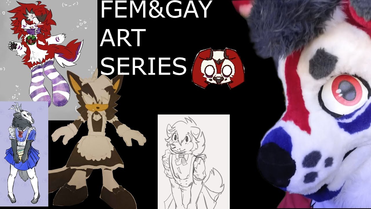 LIVE Discord Art Show 🎨 FEM & GAY EPISODE! | Furry Community Showcase!