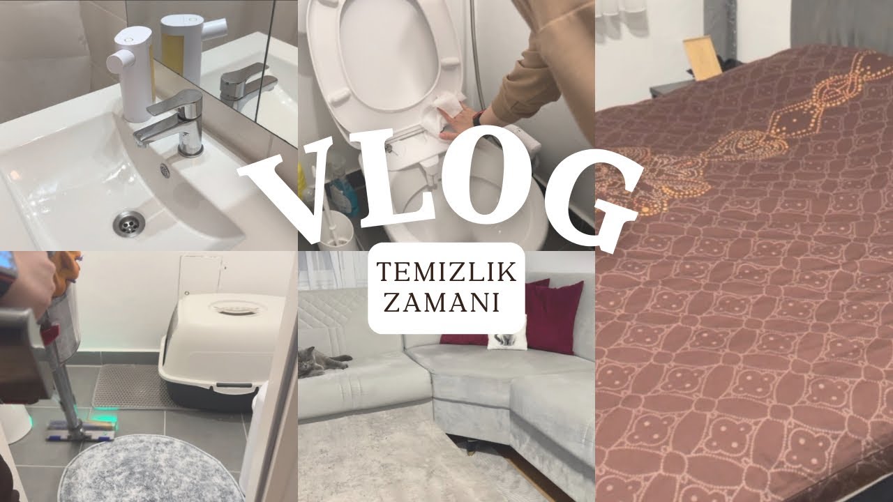 ARKADAŞIM GELİYOR | TEMİZLİK VLOG | KEDİ VAR