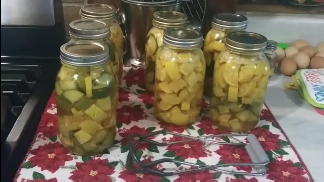 How To Can ZUCCHINI & Yellow SQUASH