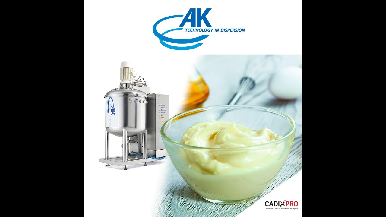 Fabrication de mayonnaise en moins de 90 secondes