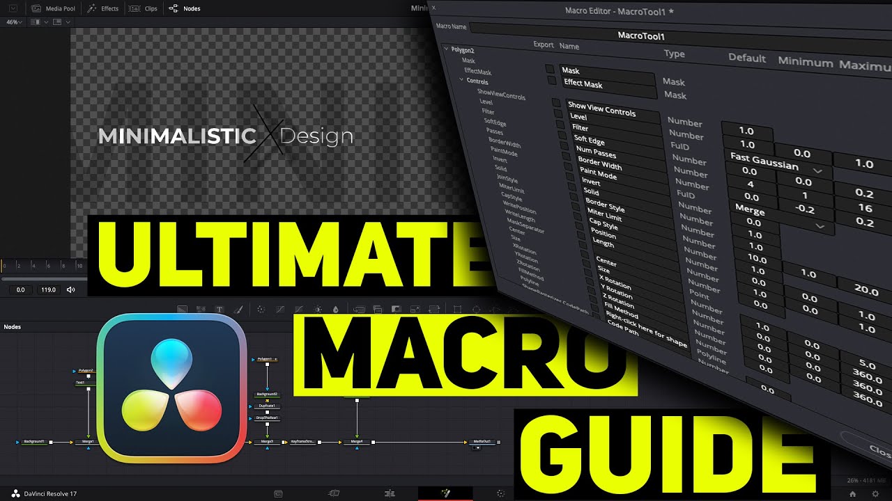 Подробные макросы // Учебное пособие по DaVinci Resolve 17