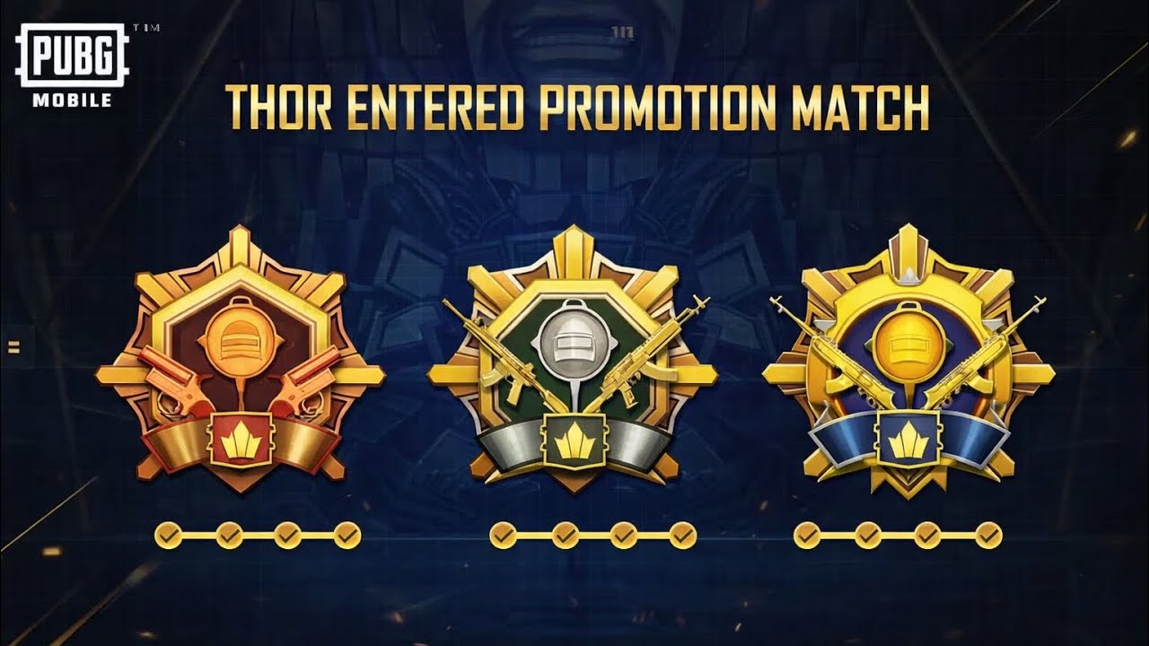 THoR Entered Promotion Match | PUBG Mobile Rank Push