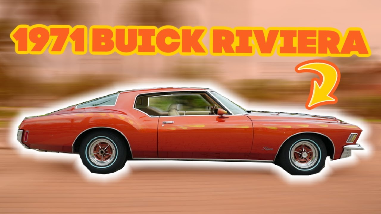 1971 BUICK RIVIERA MUST SEE VIDEO 455 BIG BLOCK BOAT TAIL